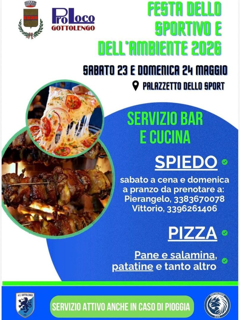 Locandina Festa dello sportivo