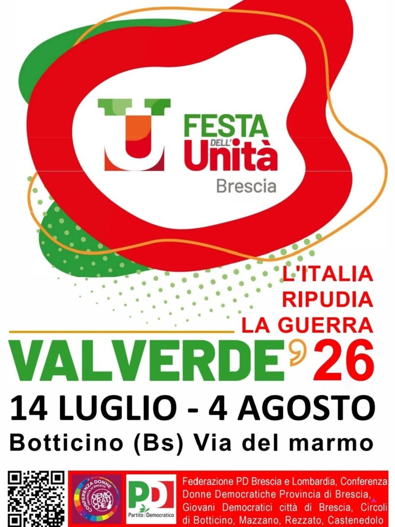 Locandina Festa dell'Unità