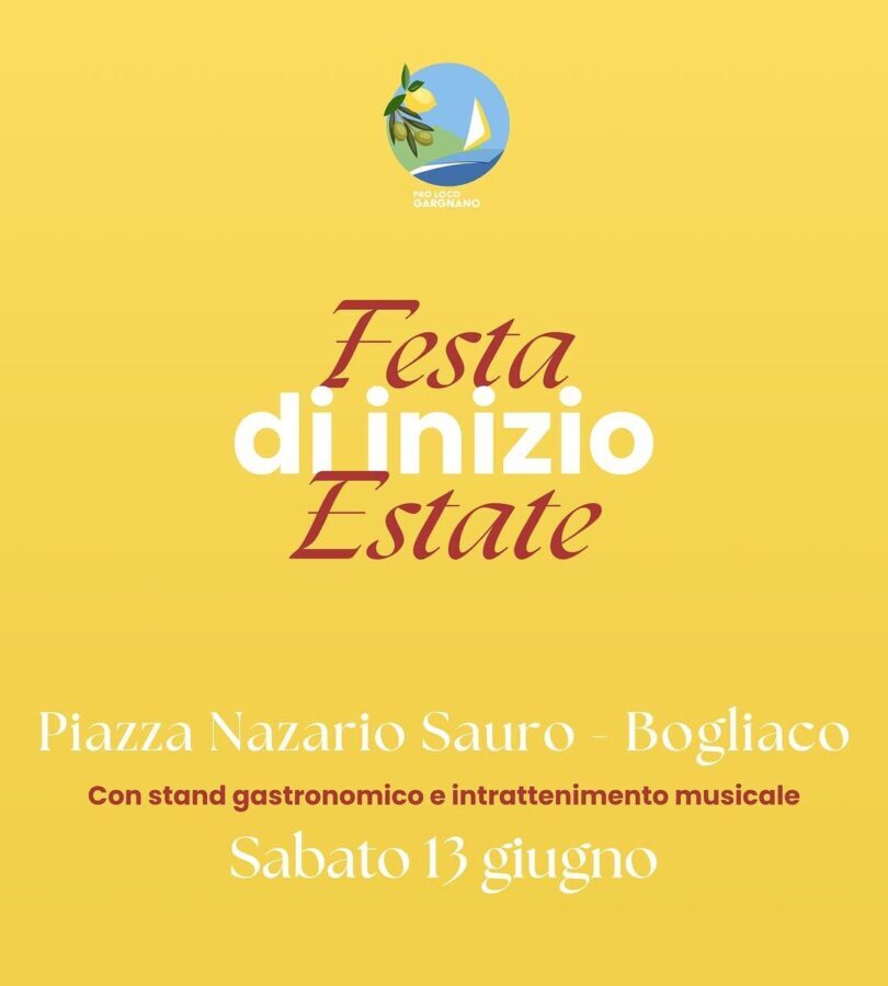 Locandina Festa di inizio estate