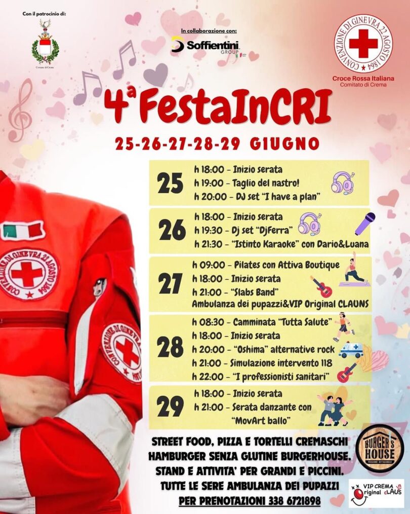 Locandina Festa in CRI