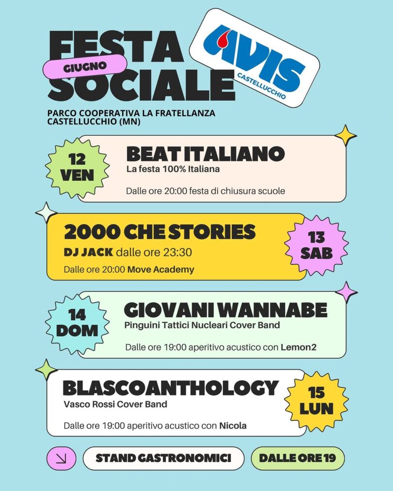 Locandina Festa Sociale