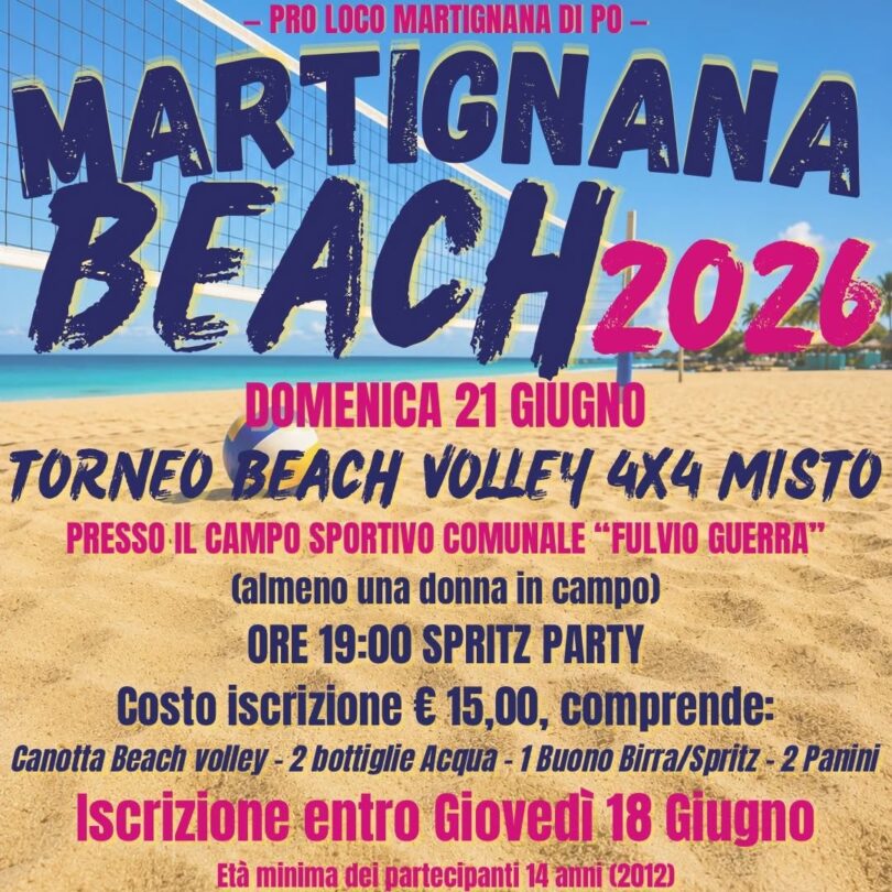 Locandina Martignana Beach