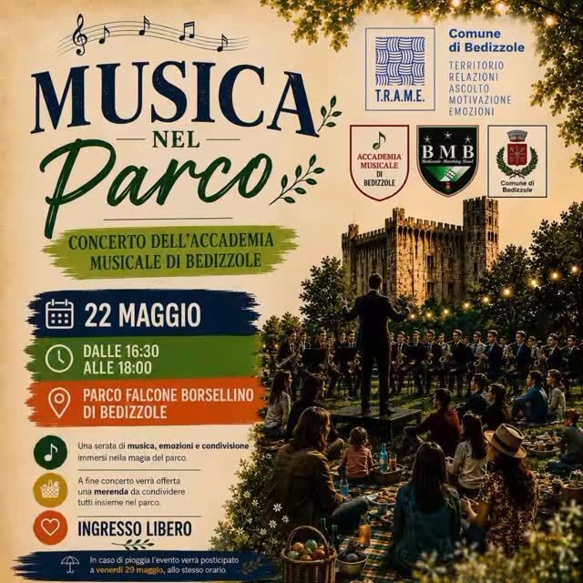 Locandina Musica nel Parco