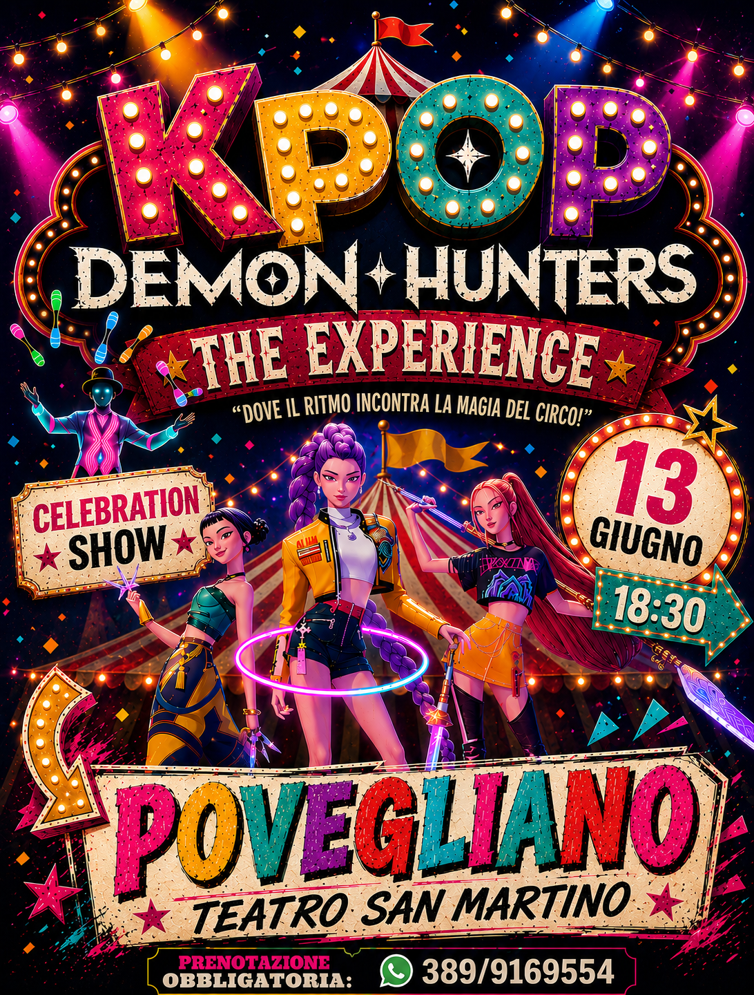 Locandina K pop demon hunters the experience