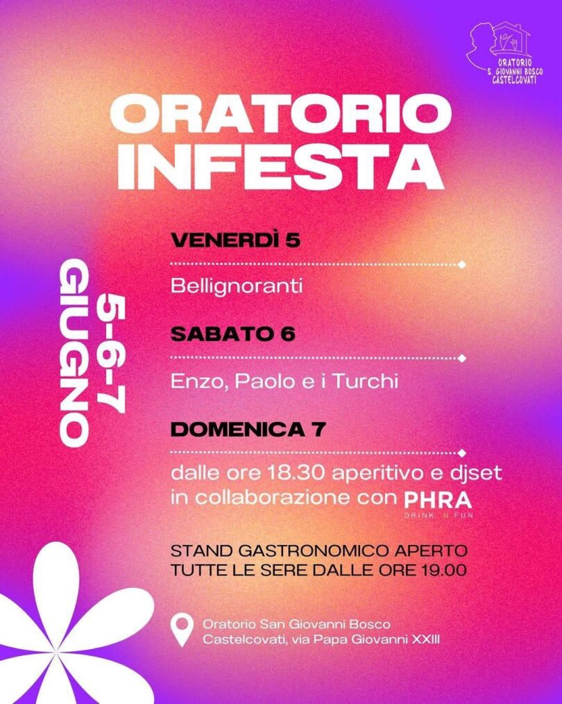 Locandina Oratorio in festa