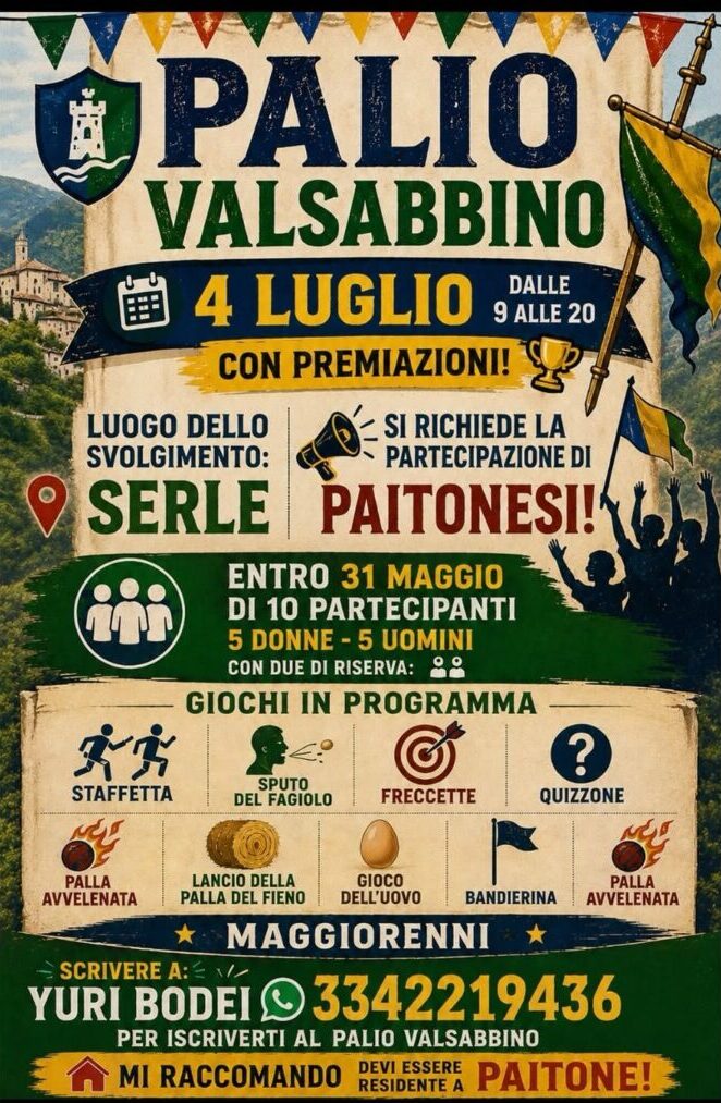 Locandina Palio Valsabbino
