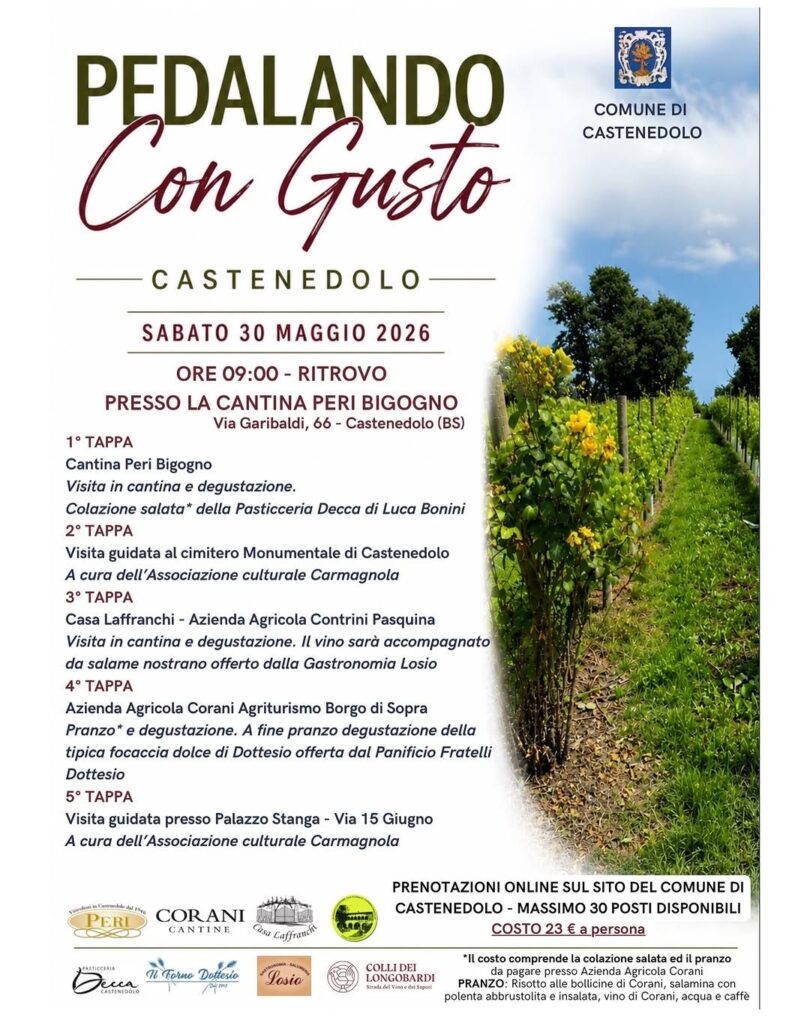 Locandina Pedalando con Gusto