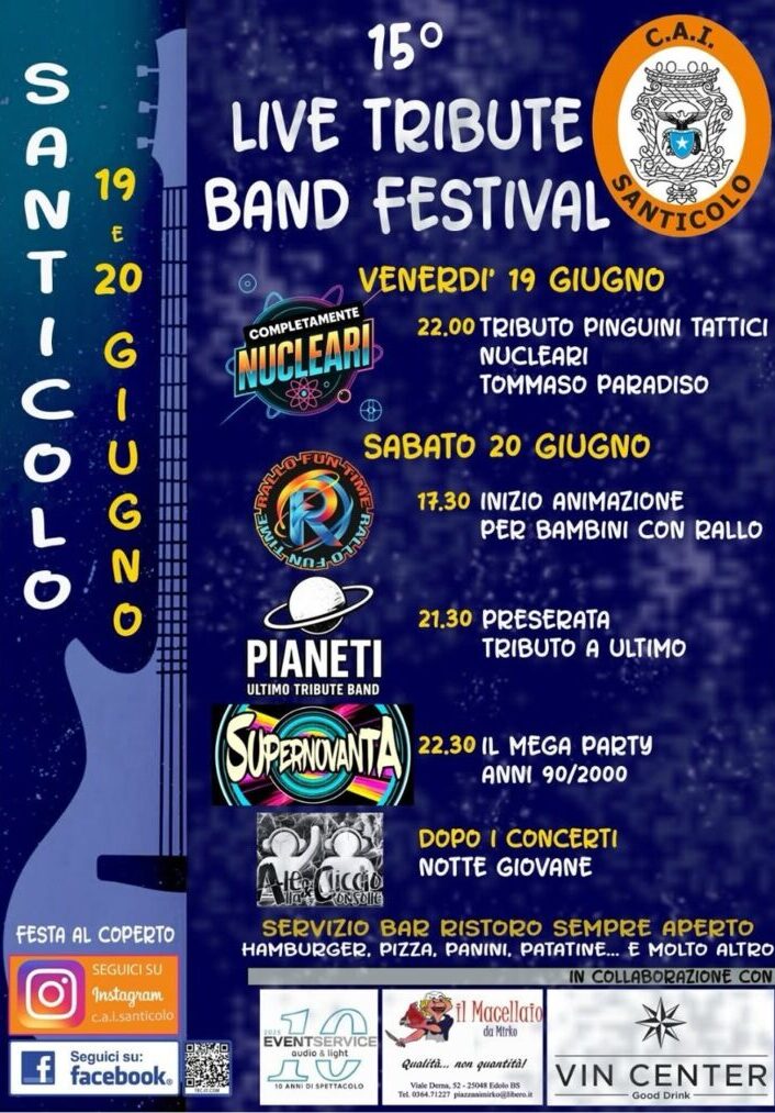 Locandina Santicolo Band Festival