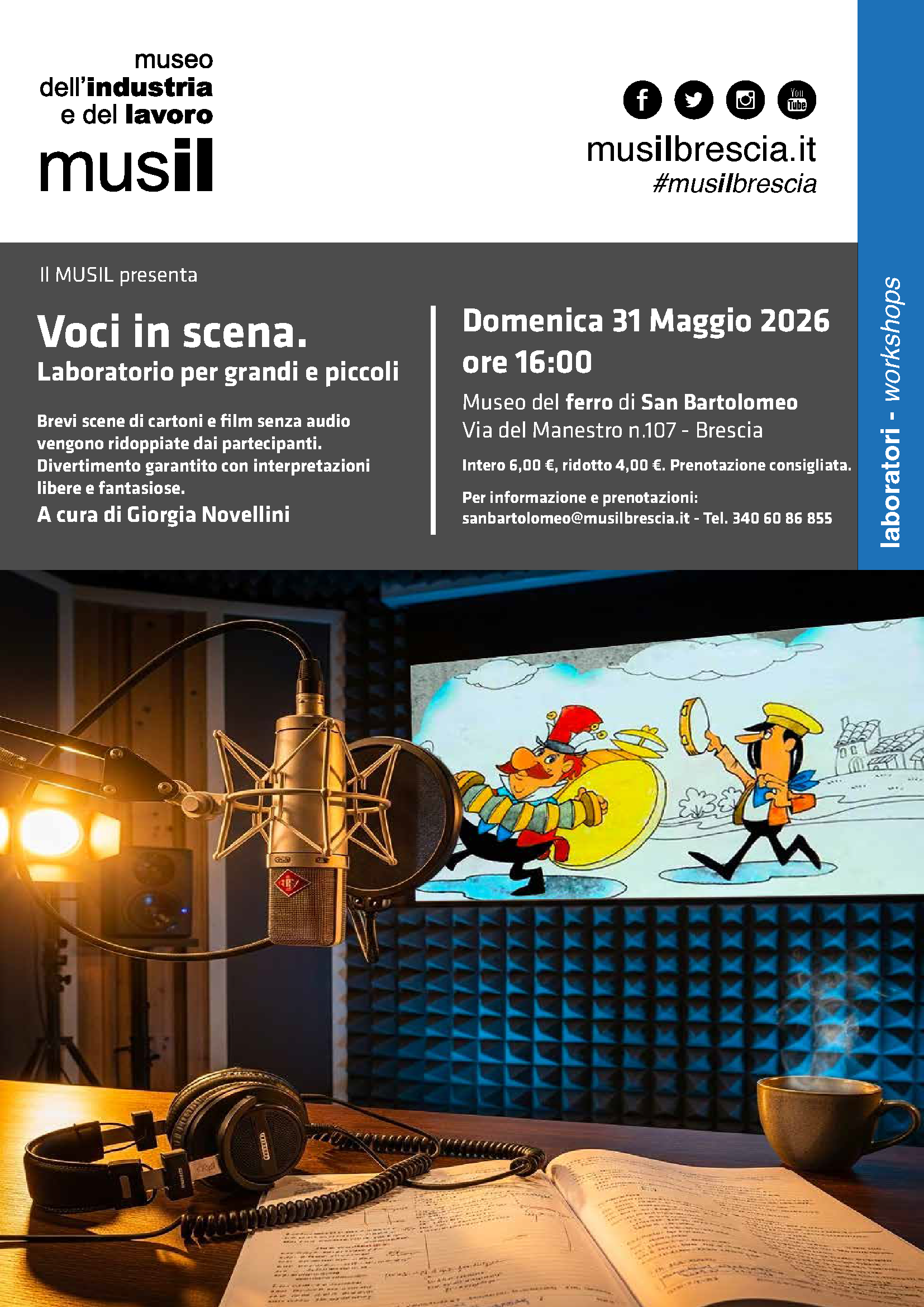 Locandina Voci in scena