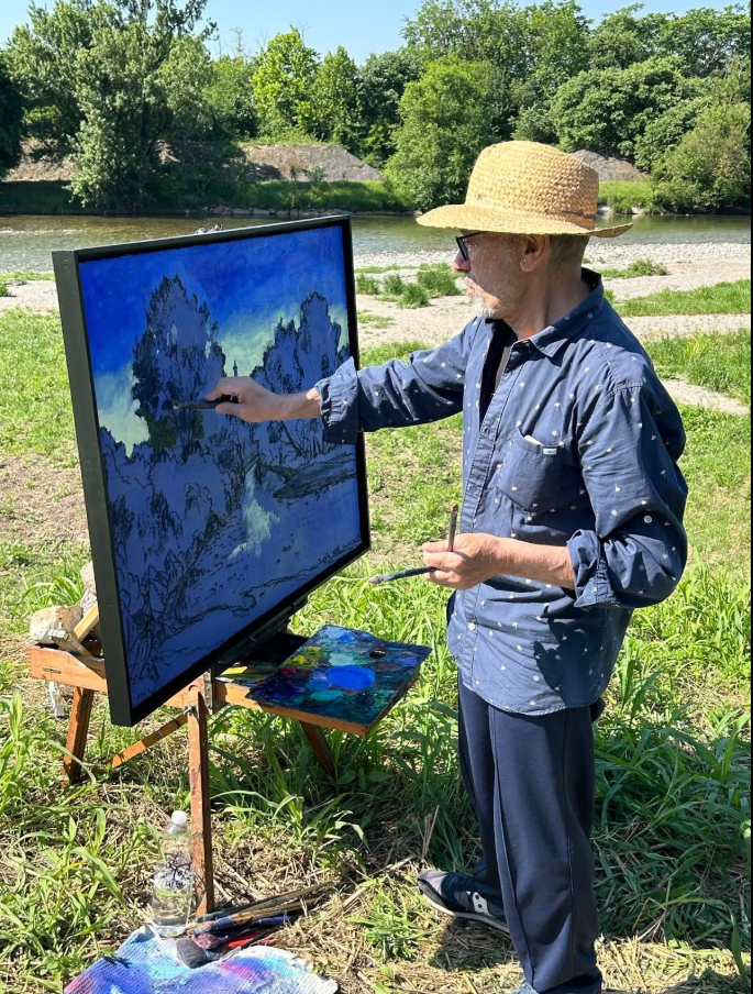 Locandina Estemporanea d'arte sul fiume chiese