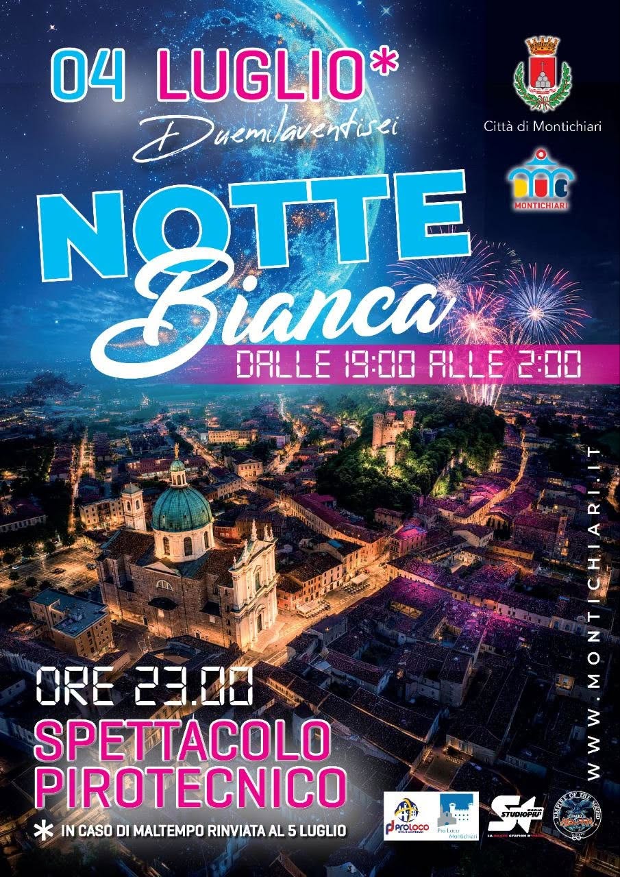Locandina Notte bianca a Montichiari