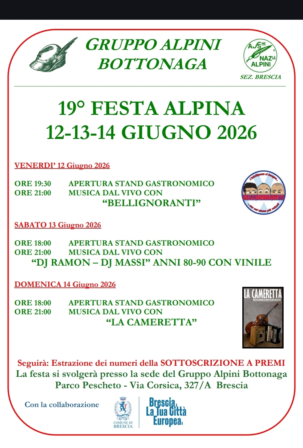 Locandina Festa Alpina - Bottonaga