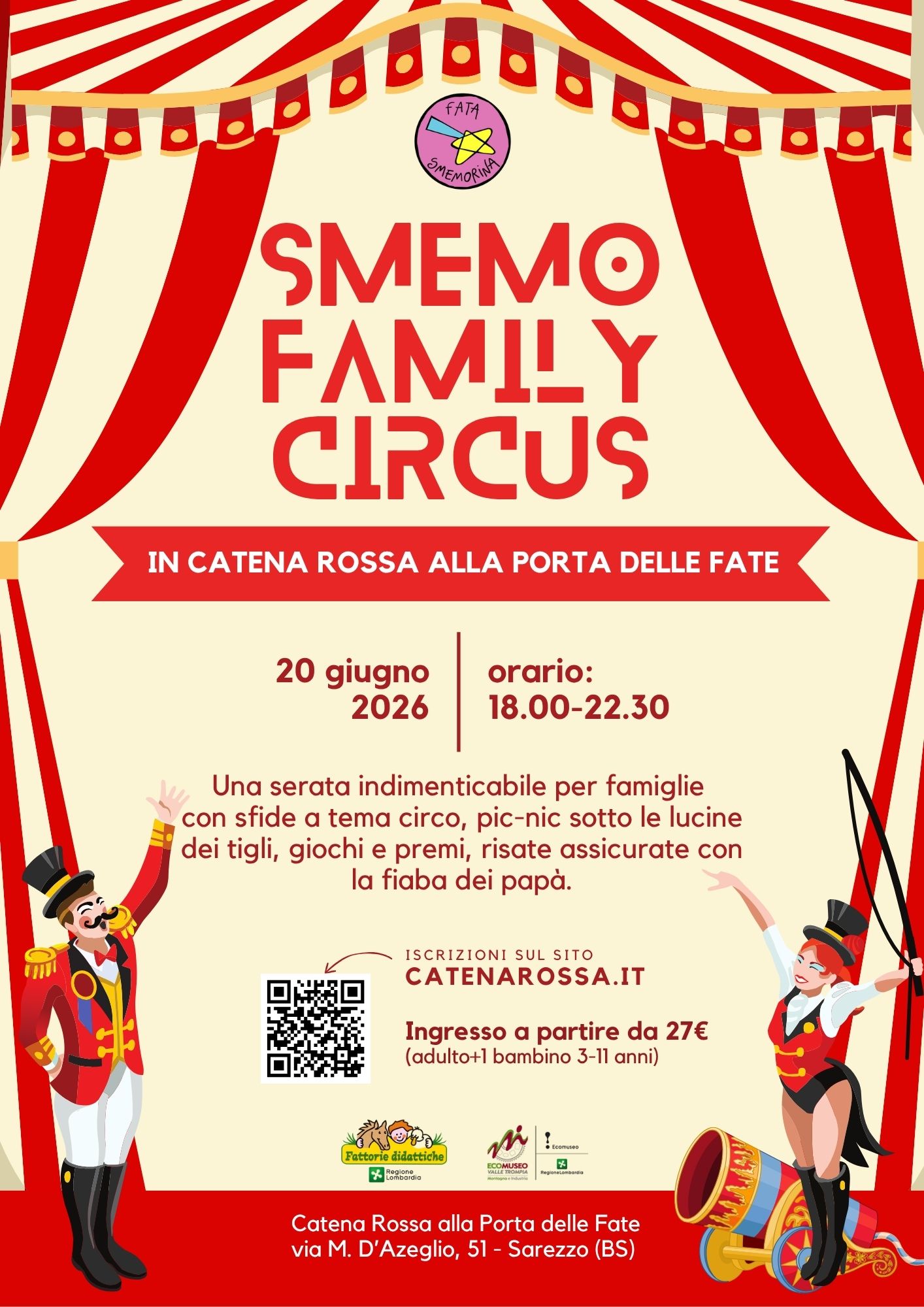 Locandina Smemo family circus