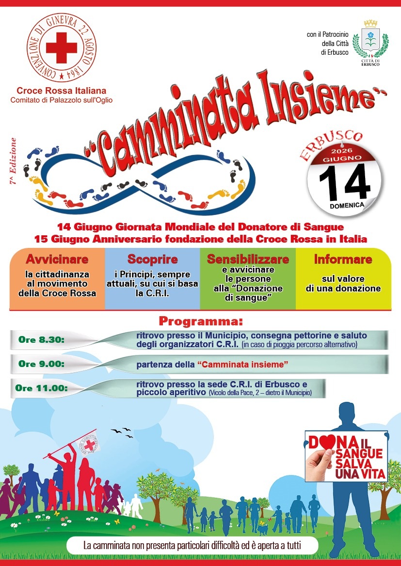 Locandina Camminata insieme