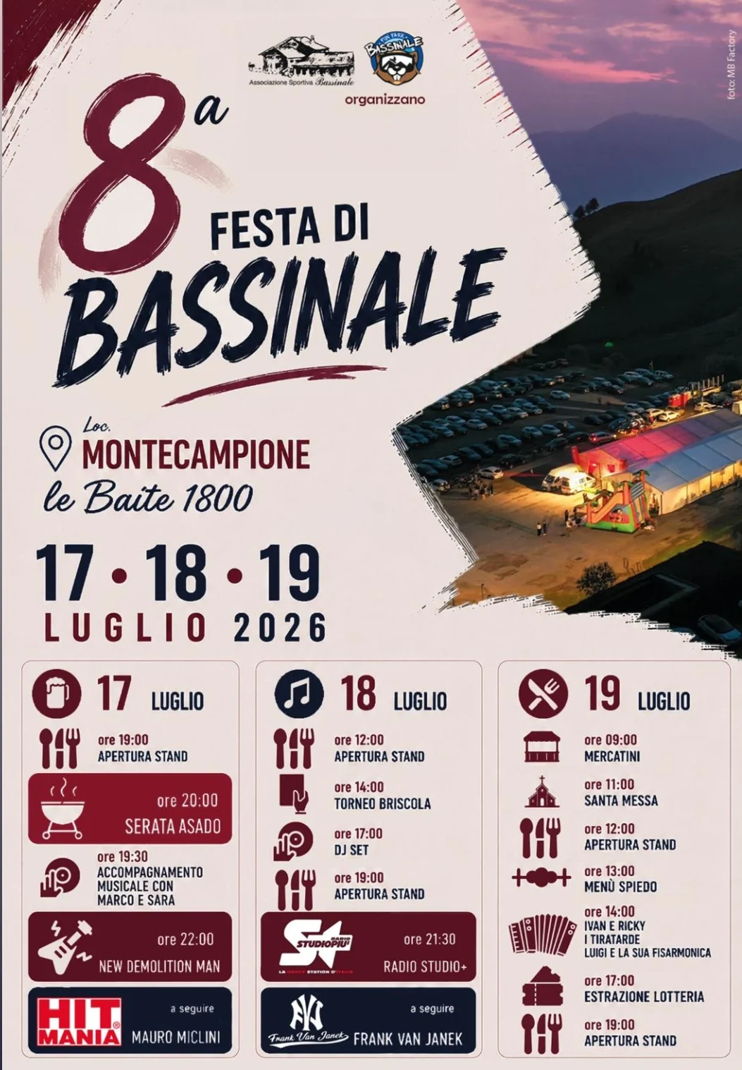 Locandina Festa di bassinale