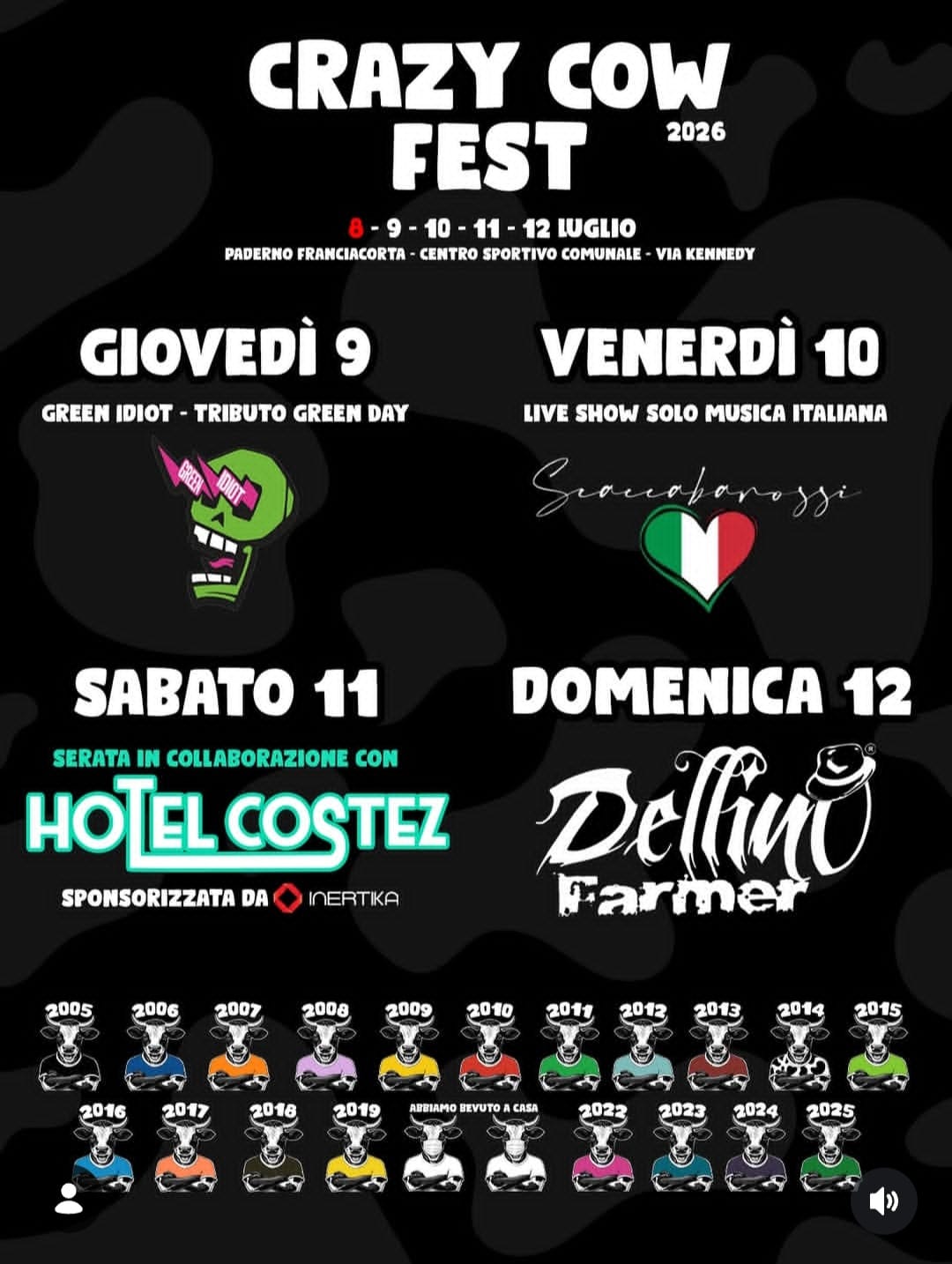 Locandina Crazy cow fest