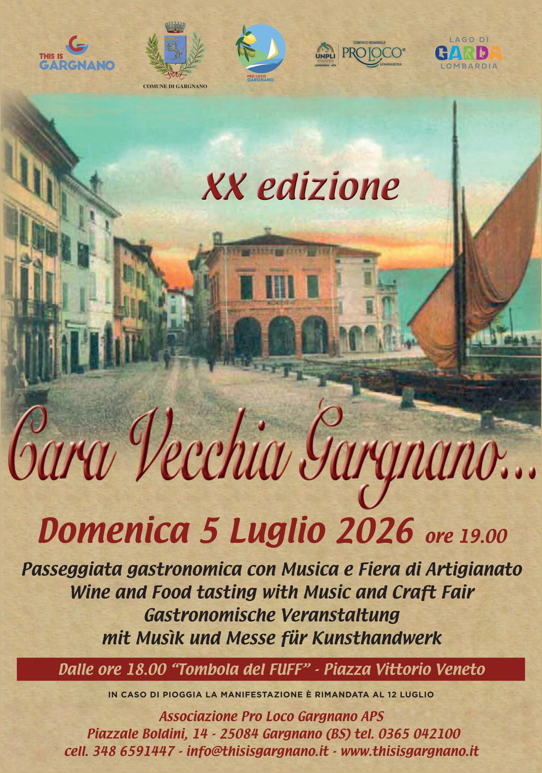 Locandina Cara vecchia Gargnano