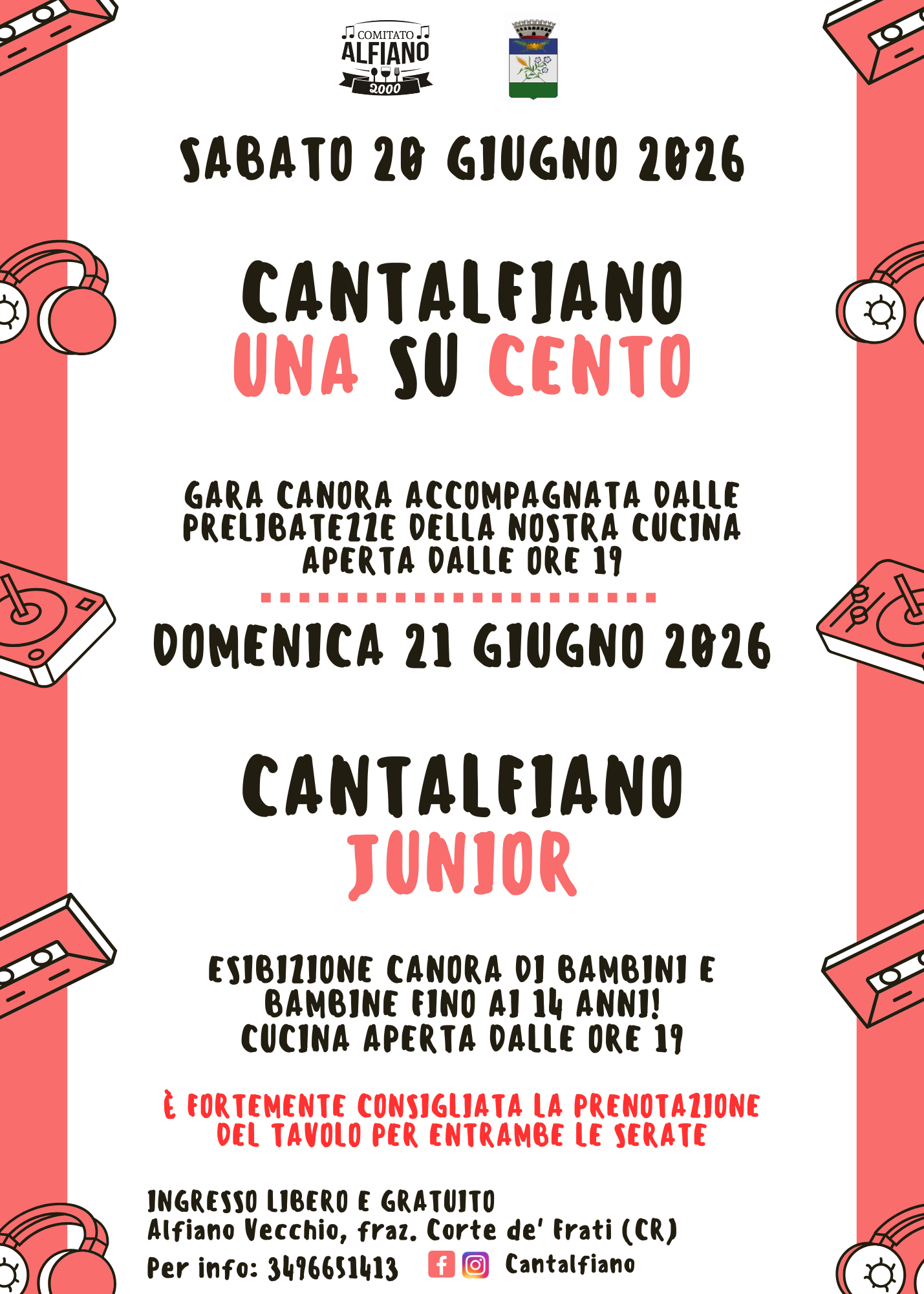 Locandina Cantalfiano e cantalfiano junior