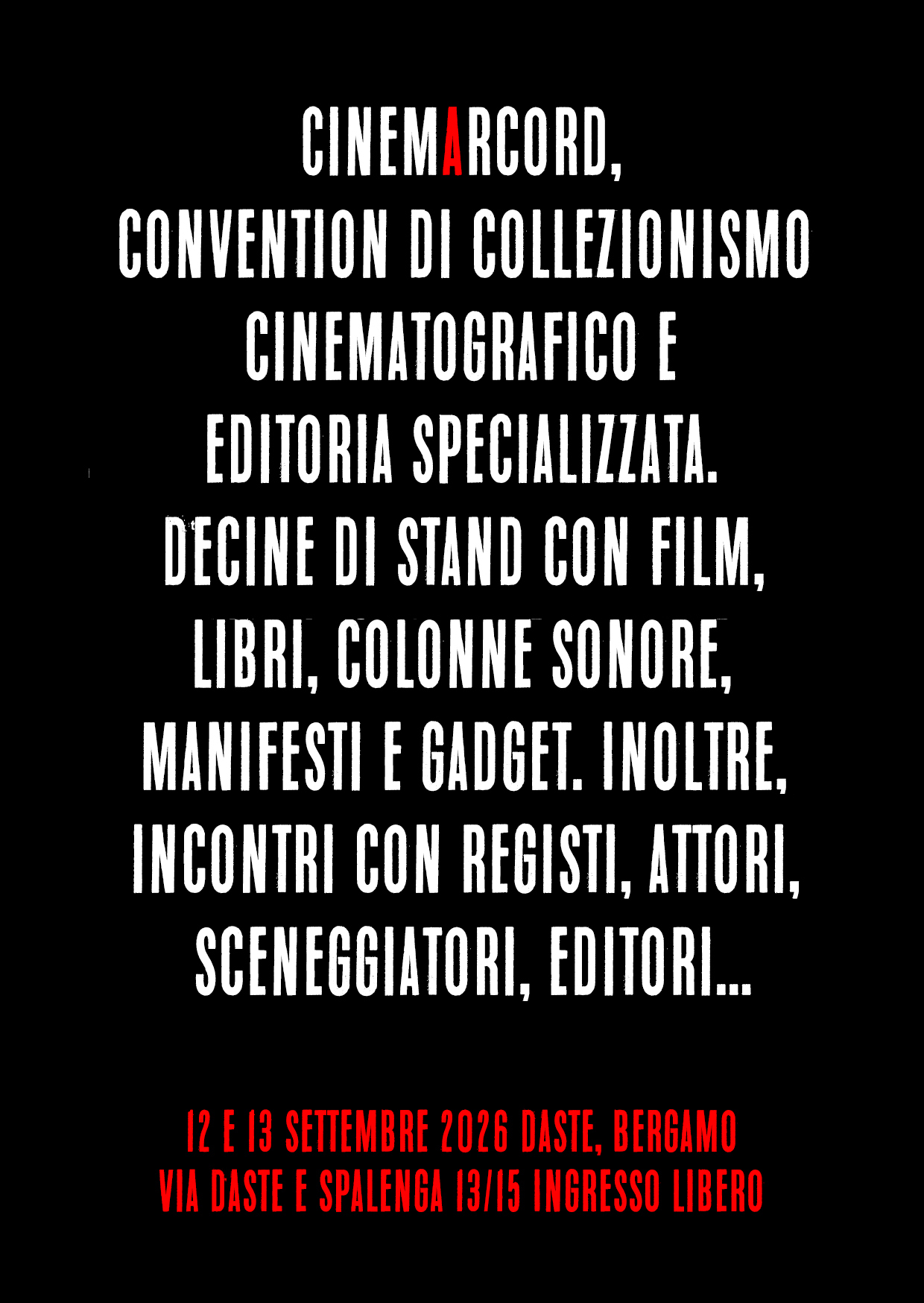 Locandina Cinemarcord