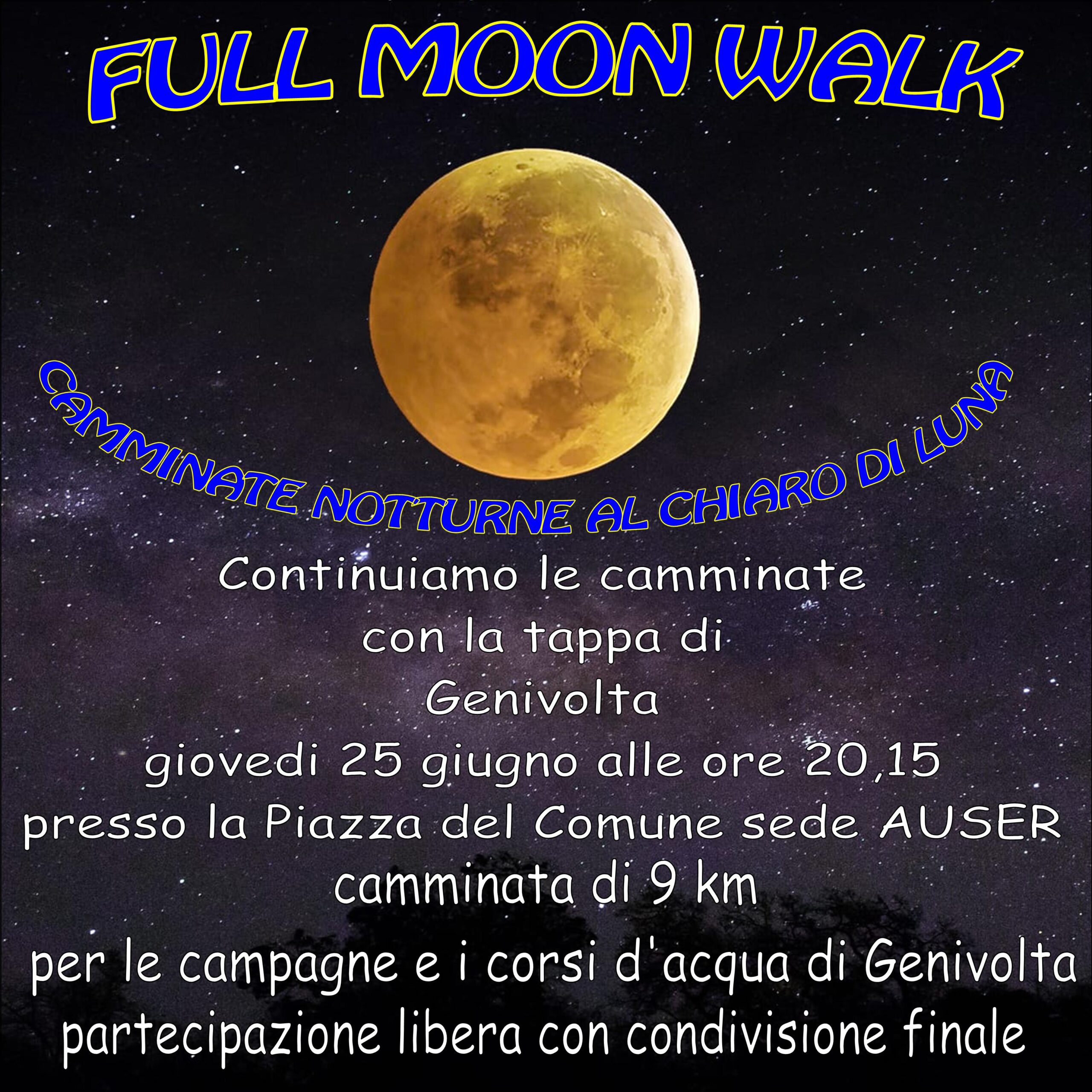 Locandina Full moon walk