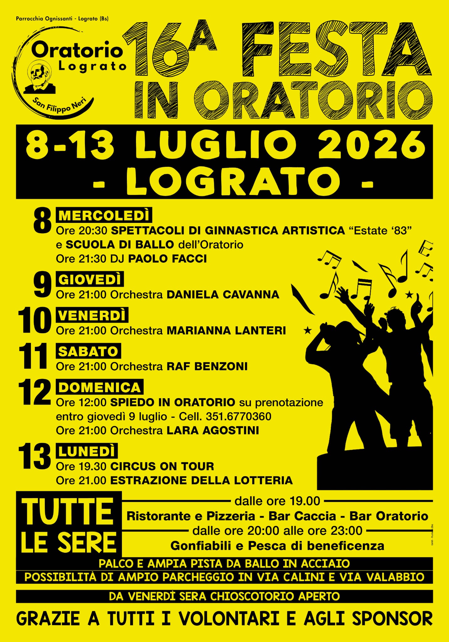 Locandina Festa oratorio Lograto