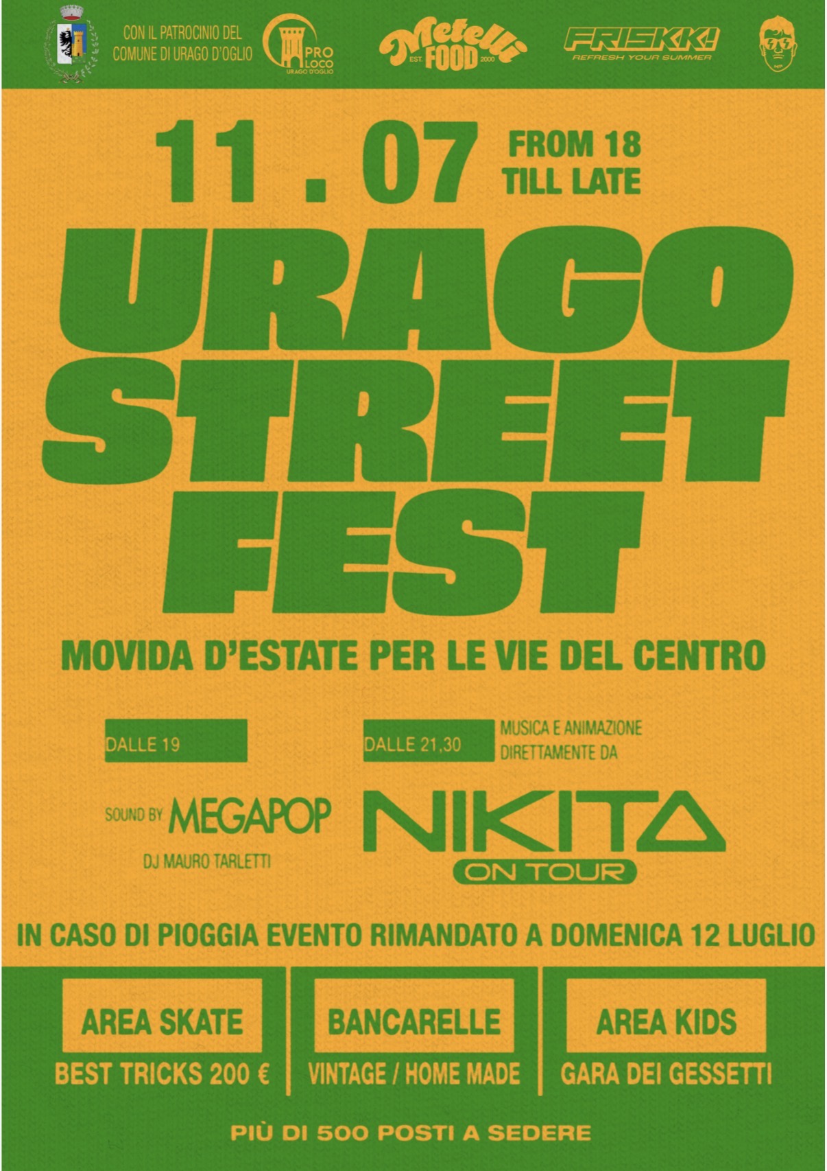 Locandina Urago street fest