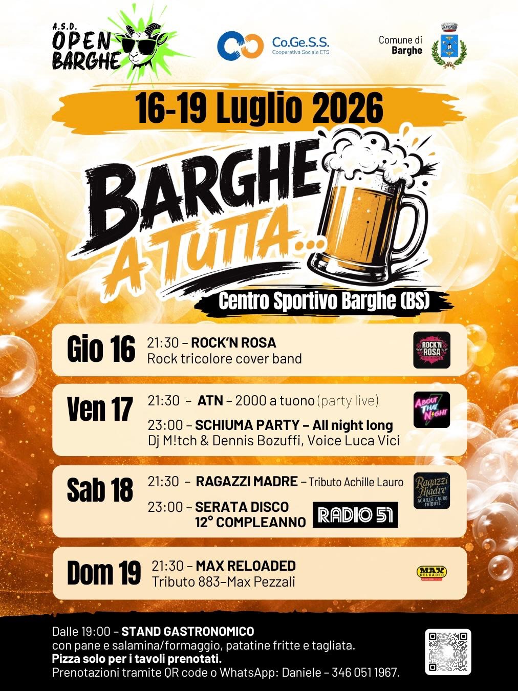 Locandina Barghe a tutta...