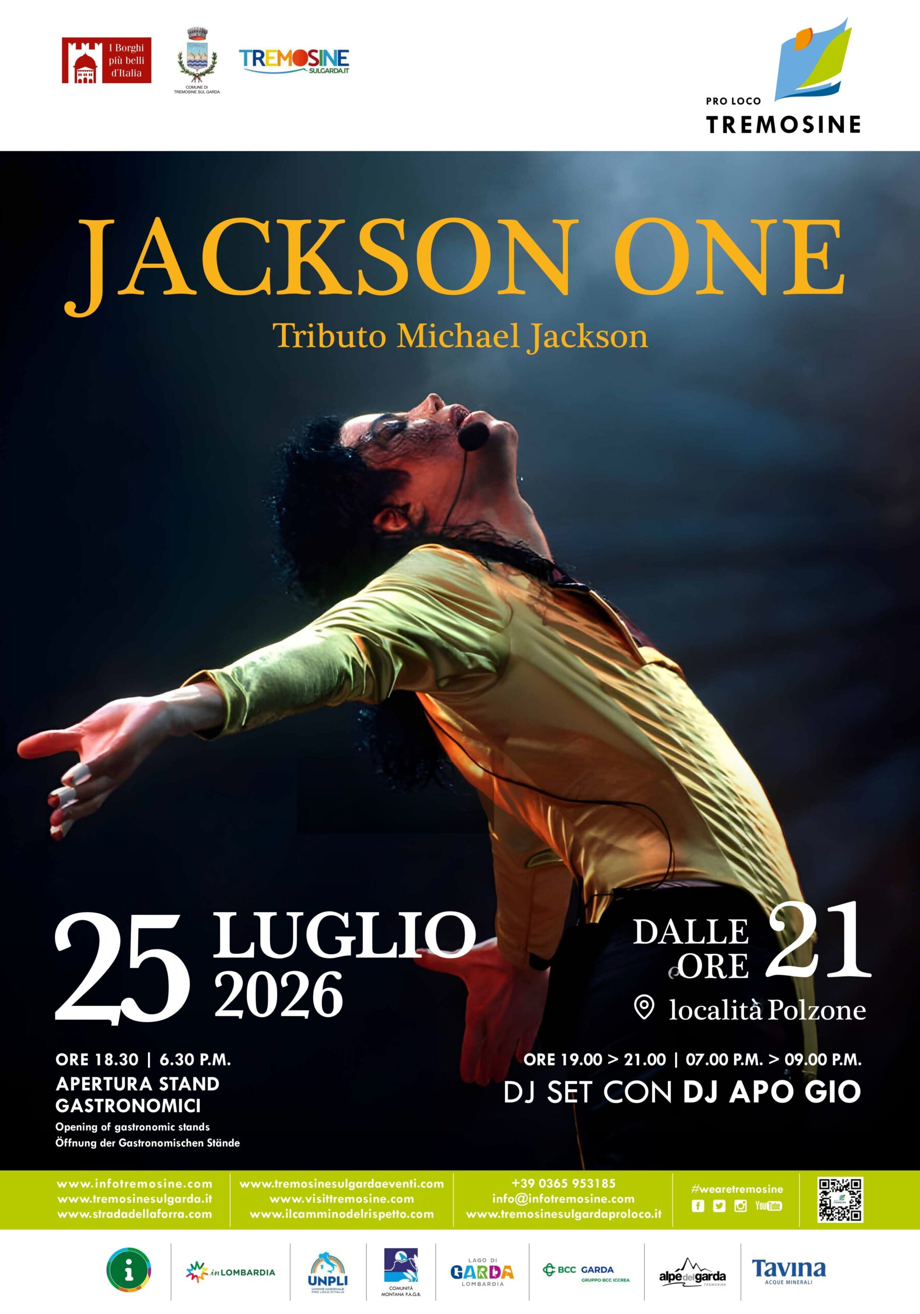 Locandina Tributo a Michael Jackson