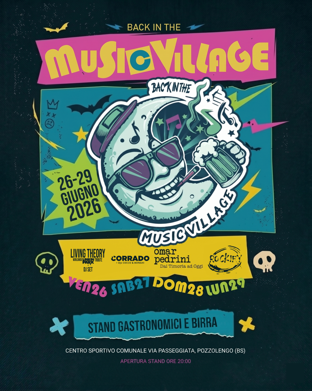 Locandina Festa della birra + music village