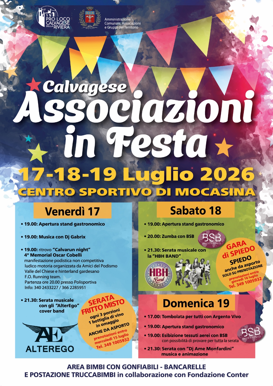 Locandina Associazioni in festa a Calvagese
