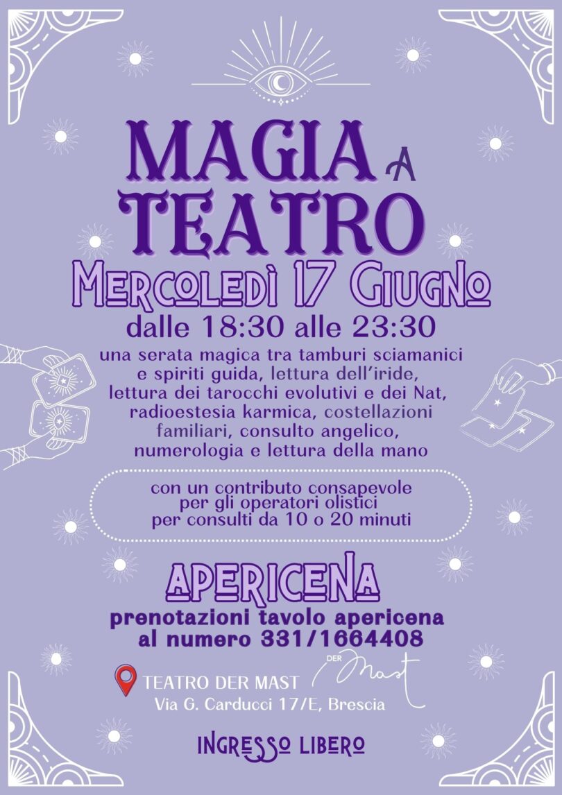 Locandina Magia a teatro