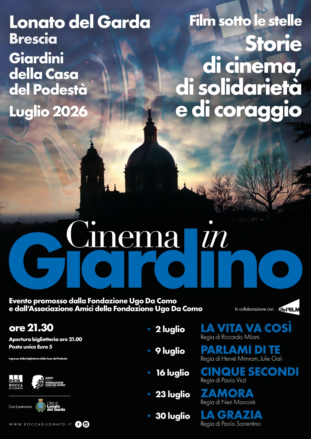 Locandina Cinema in giardino