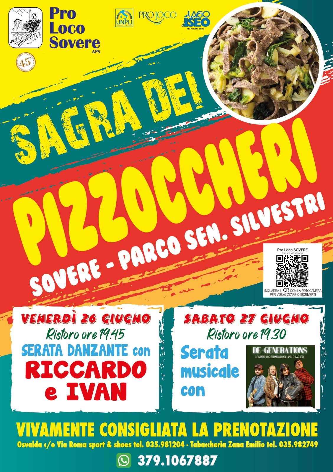 Locandina Sagra dei pizzoccheri
