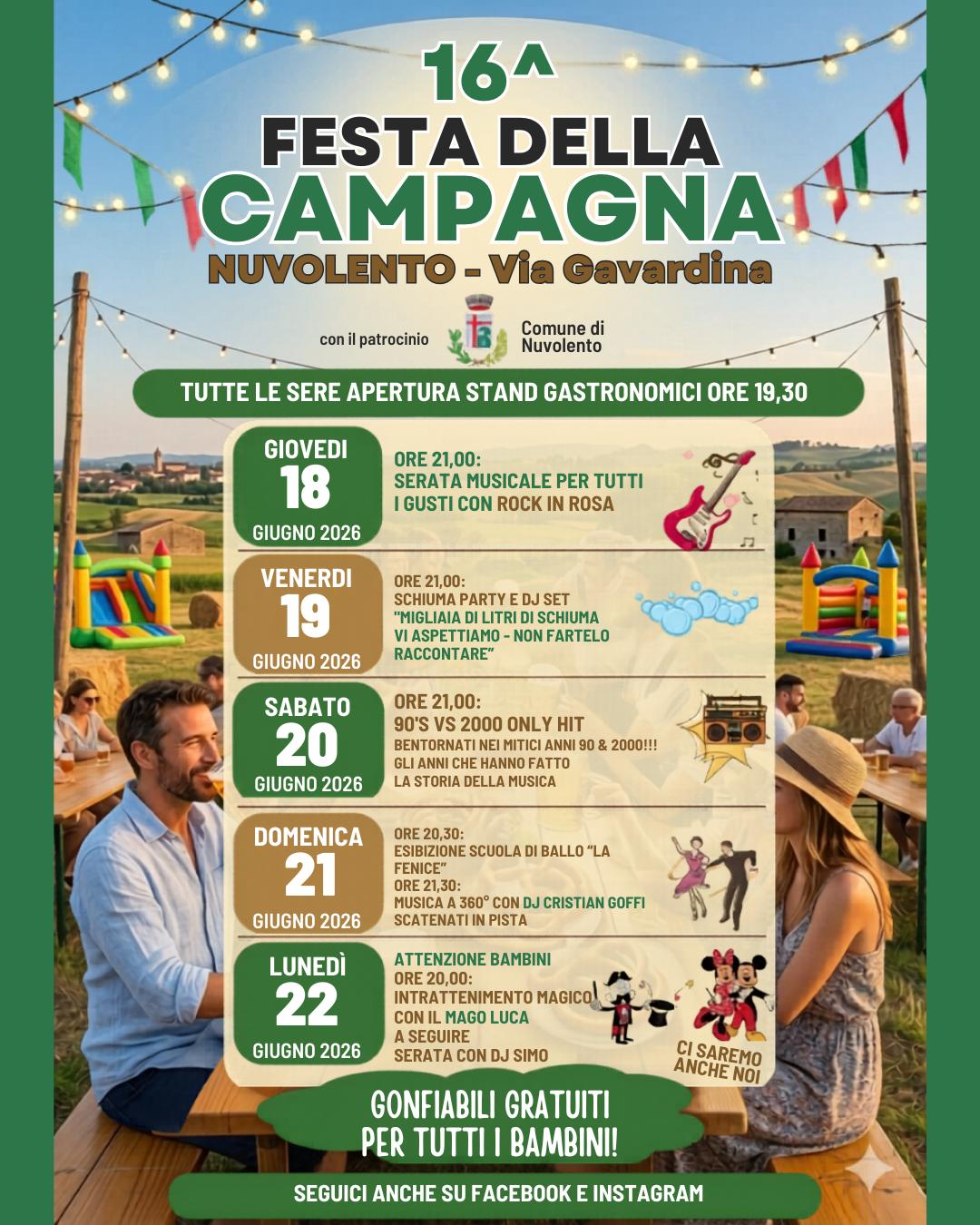 Locandina Festa della campagna di Nuvolento