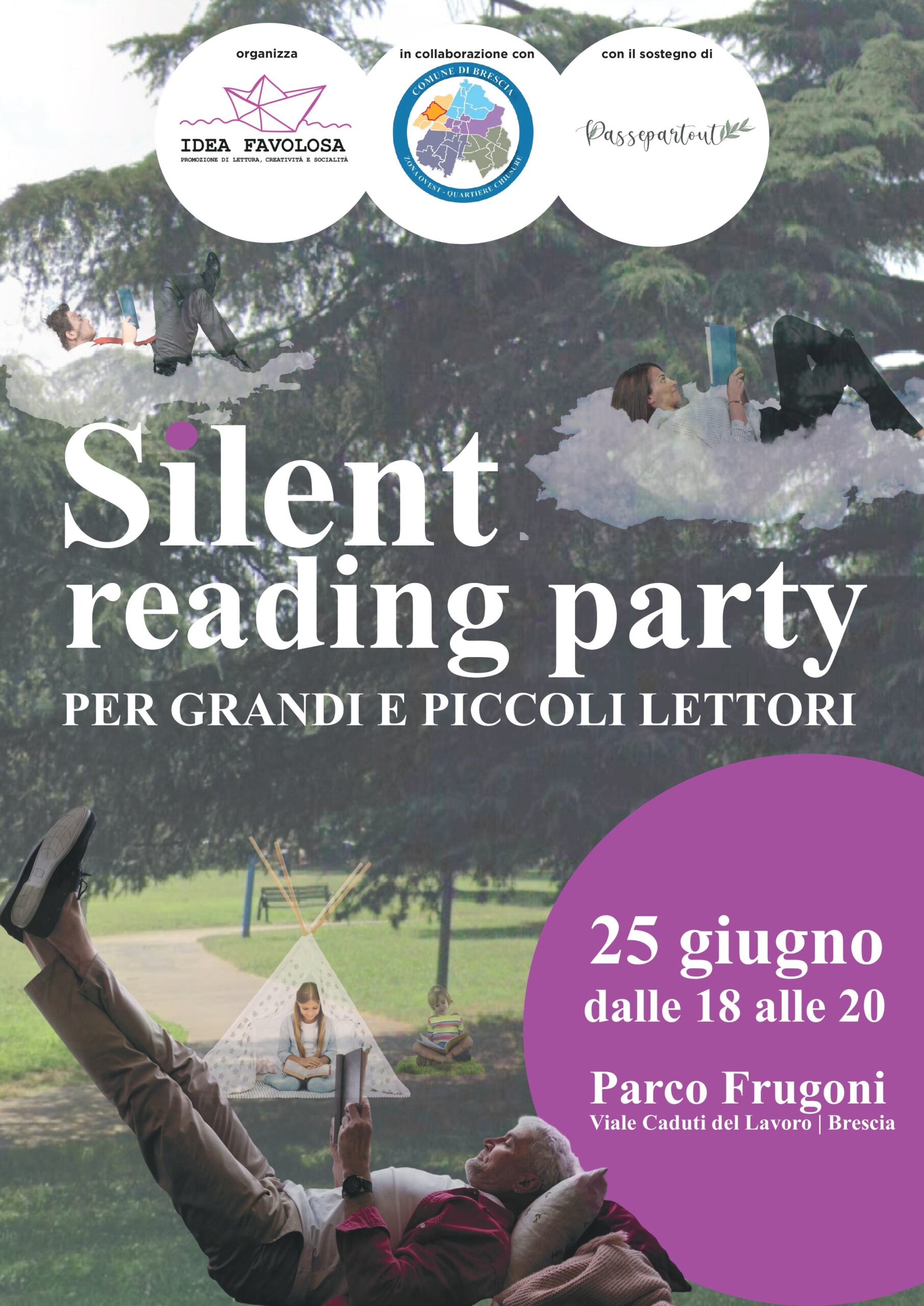Locandina Silent reading party