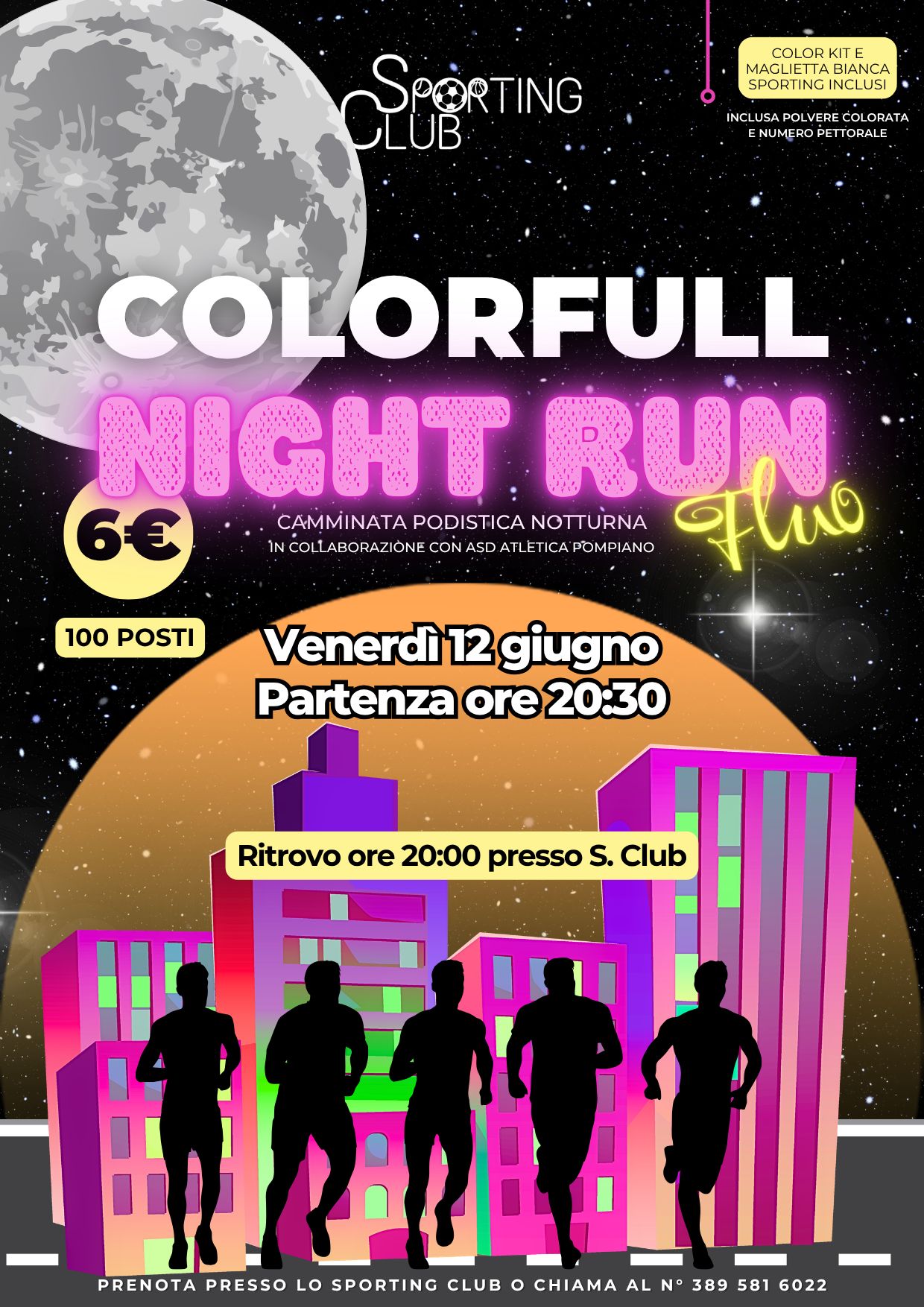 Locandina Color full night run