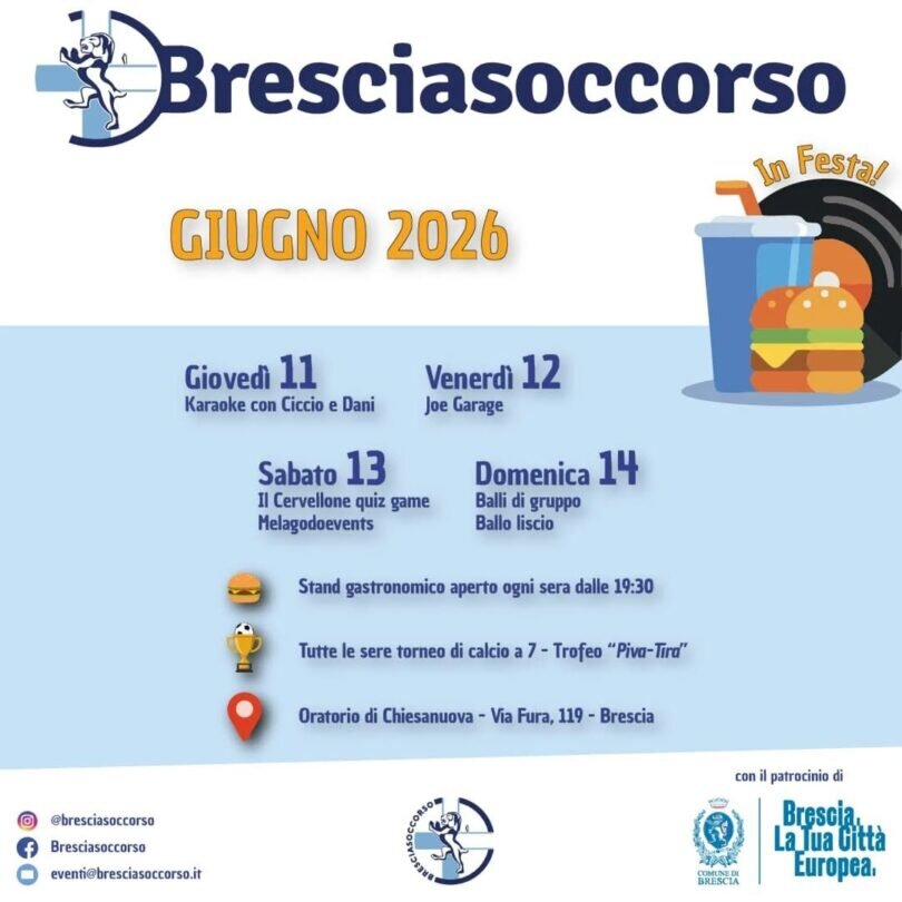 Locandina Bresciasoccorso in Festa