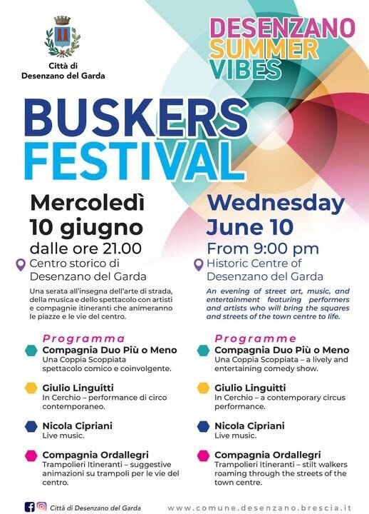 Locandina Buskers Festival