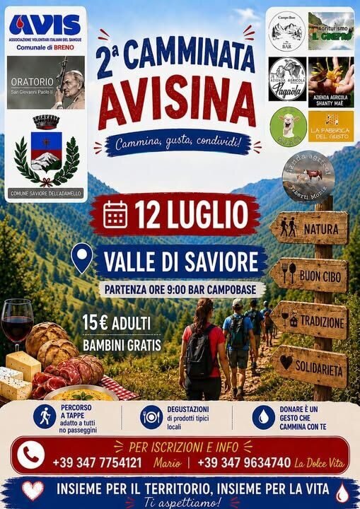 Locandina Camminata Avisina
