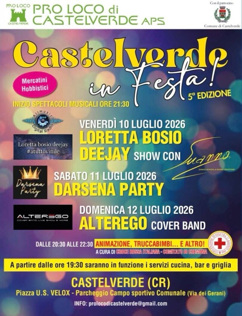 Locandina Castelverde in Festa