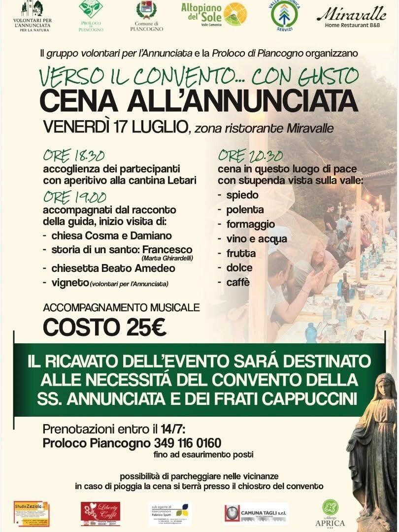 Locandina Cena all'annunciata