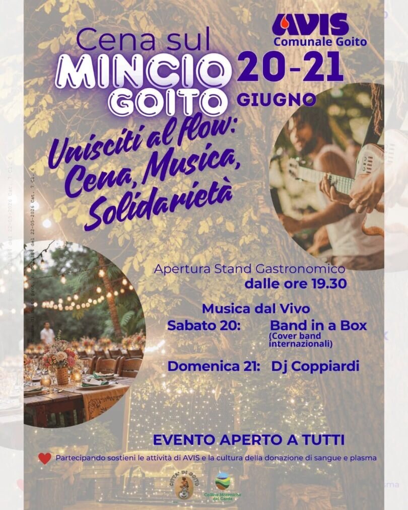 Locandina Cena sul Mincio