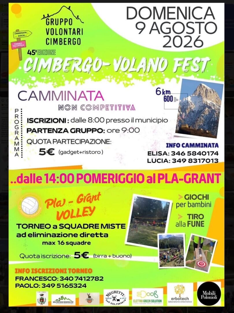 Locandina Cimbergo-Volano Fest