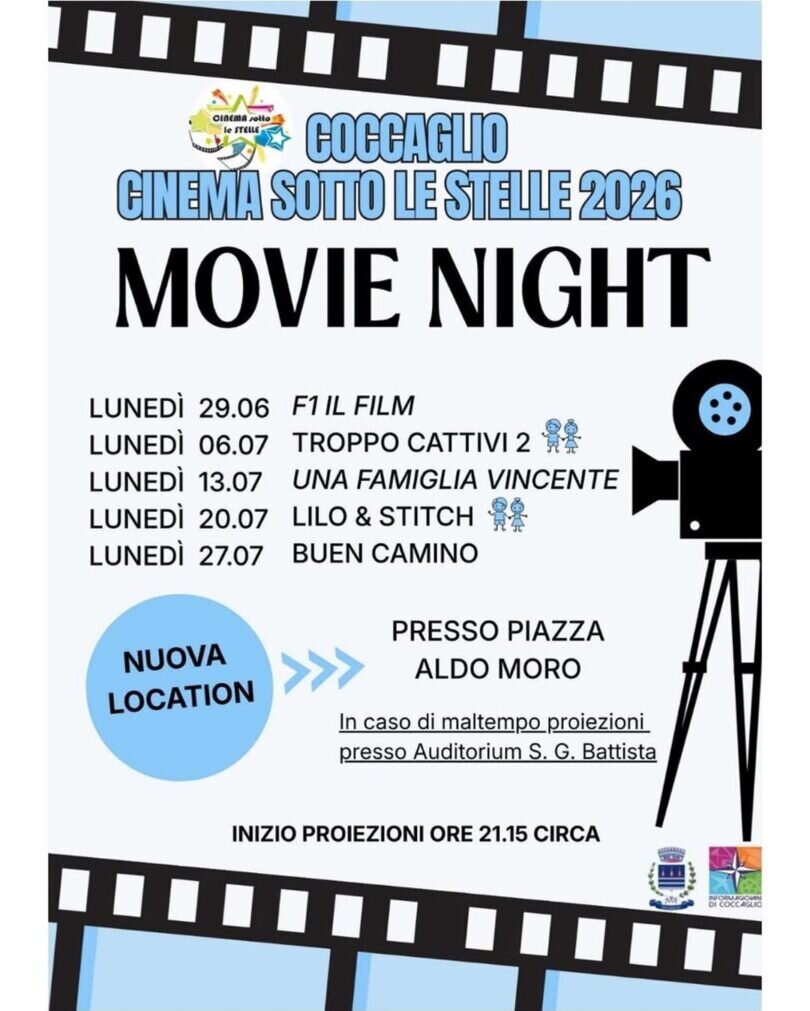 Locandina Cinema sotto le Stelle