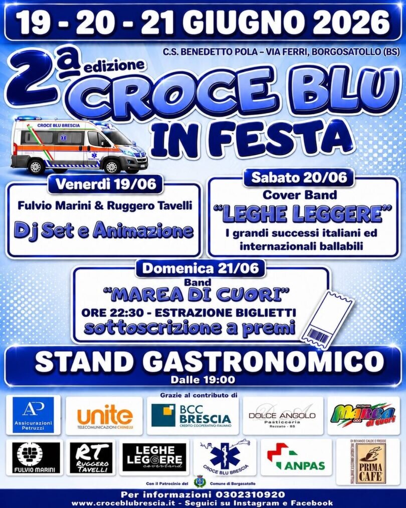Locandina Croce Blu in Festa