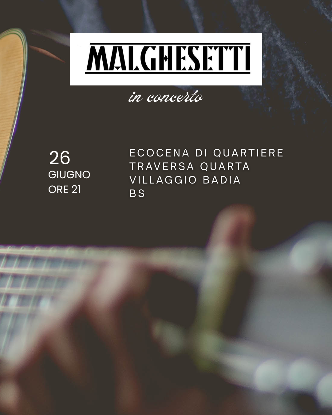 Locandina Malghesetti in concerto