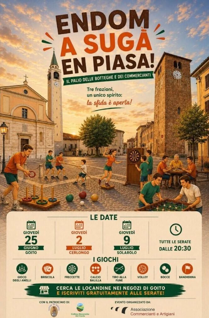 Locandina Endom a Sugà en Piasa