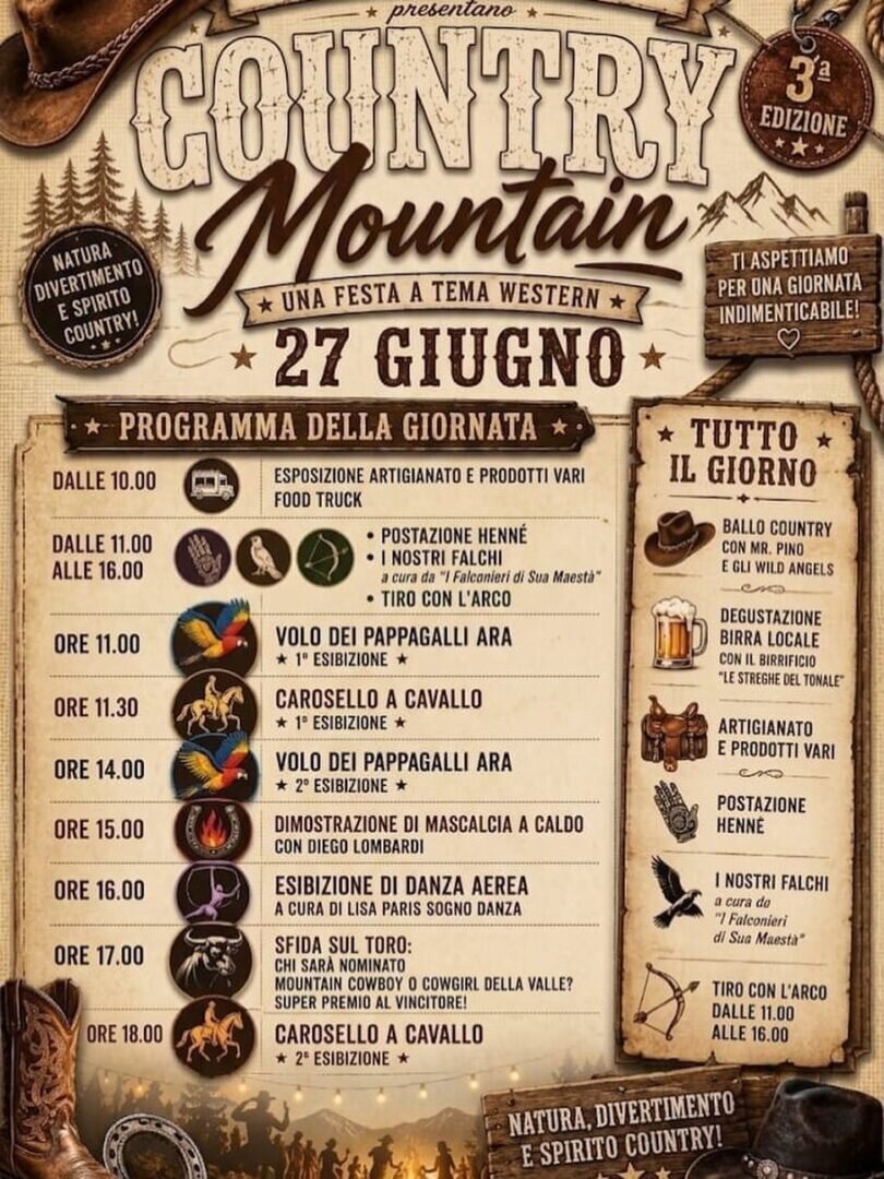 Locandina Festa Country