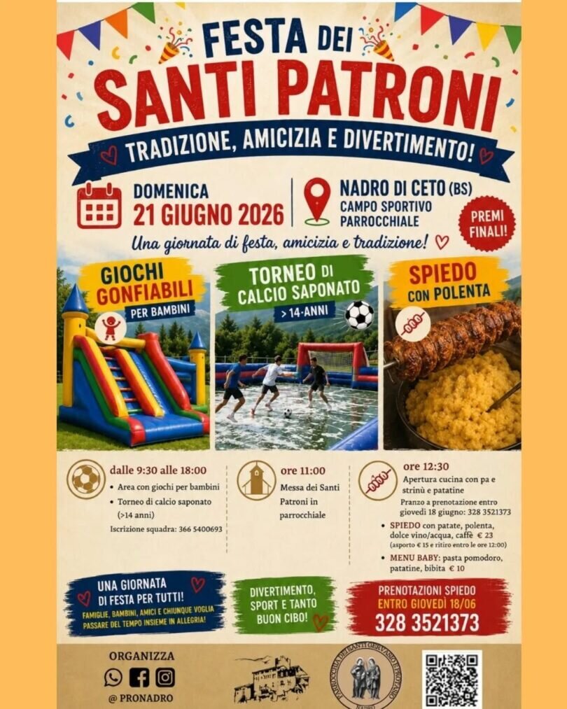 Locandina Festa dei santi patroni