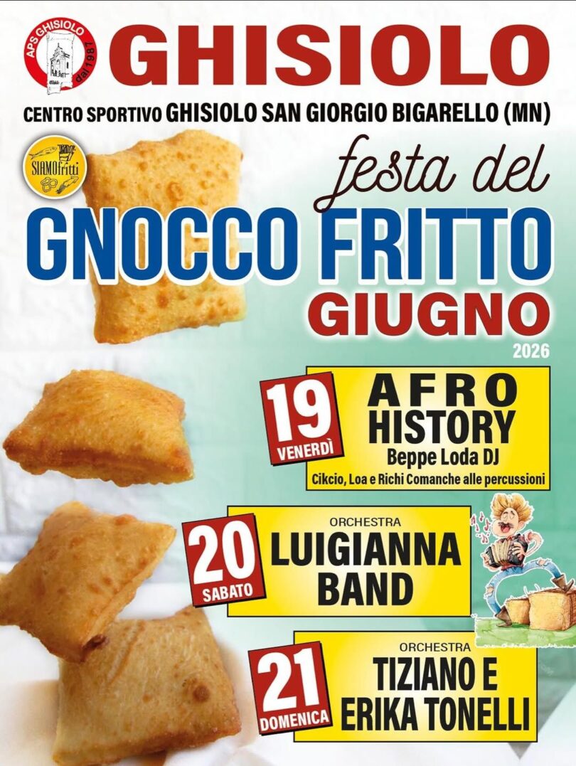 Locandina Festa del Gnocco Fritto